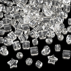 100pcs 5 Arten transparente Acrylperlen&nbsp;TACR-TA0001-92