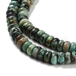 Natürliche afrikanische türkis (jasper) perlen stränge&nbsp;G-K343-C11-01