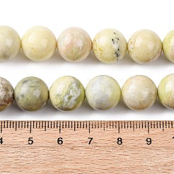 Chapelets de perles en jade citron naturel&nbsp;G-H343-D01-12mm-B