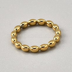 Anelli in acciaio inossidabile 304 per donna&nbsp;RJEW-WH0002-43G