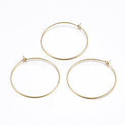 Accessoires de boucle d'oreilles en laiton&nbsp;KK-K225-37-C