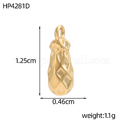 Colgantes de acero inoxidable 304&nbsp;STAS-OY017-44G