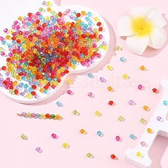 1000pcs cuentas de acrílico transparente&nbsp;TACR-YW0003-44