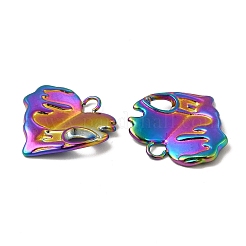Ionenplattierung (IP) 304 Edelstahl Anhänger Strass-Einstellungen&nbsp;STAS-A070-08MC
