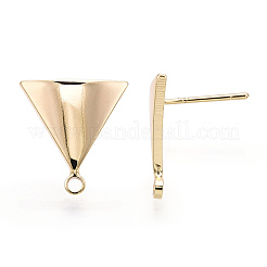Messing Ohrstecker Zubehör&nbsp;X-KK-T029-09G