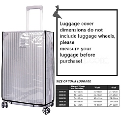 Funda de PVC transparente para equipaje&nbsp;AJEW-WH20080-52C