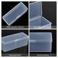 Contenitori di perle di plastica trasparente&nbsp;CON-WH0072-38