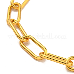 Bracelets de chaînes de trombones en laiton pour femmes&nbsp;LS-BJEW-G703-09G