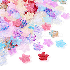 130 Stück 13 Farben transparente Sprühfarbe Glasperlen&nbsp;GLAA-TA0003-22