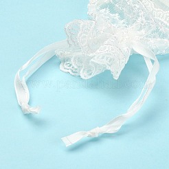 Organza Geschenktüten mit Spitze&nbsp;OP-R034-10x14-04