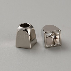 Zink-Legierung Endkappen für Kord&nbsp;FIND-WH0365-016P