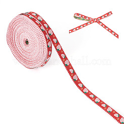 10 mètre de ruban de fraise en polyester&nbsp;OCOR-TA0003-62A