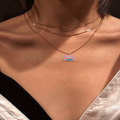 50pcs pendentifs en émail en alliage&nbsp;ENAM-LP0002-01