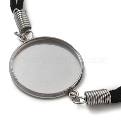 Creazione di braccialetti con doppio cordino in finta pelle scamosciata&nbsp;LS-STAS-M084-10P-06