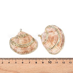 Natürliche Jakobsmuschel-Anhänger&nbsp;SSHEL-N038-15
