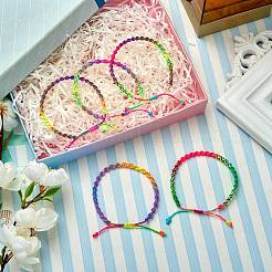 Geflochtenen Nylonfaden Kabel Armbänder&nbsp;BJEW-SW00049-02