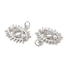 Ottone micro spianare pendenti zirconi&nbsp;KK-E068-VB078