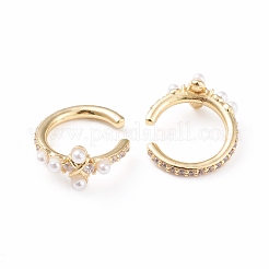 Orecchini a bracciale in ottone&nbsp;EJEW-L234-004G