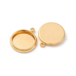 Pendentif de support de cabochon en laiton&nbsp;KK-F898-20B-G