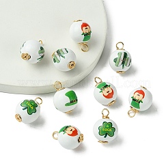 10 Stück bedruckte Holzanhänger zum St. Patrick's Day&nbsp;FIND-FS0001-89