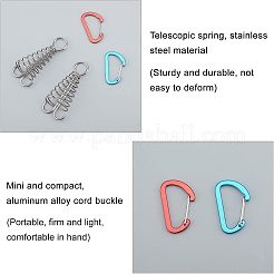 12 tendeur de corde de tente en alliage d'aluminium 2 couleurs&nbsp;FIND-FH0001-99