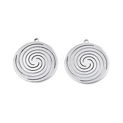 Pendentifs en acier inoxydable 201 anti-ternissement&nbsp;STAS-T063-185P
