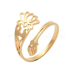 Anelli con polsino in acciaio inossidabile 304 per donna&nbsp;LS-RJEW-F195-01G