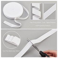 Flaches Polycotton-Köperbandband&nbsp;OCOR-WH0066-92H-02