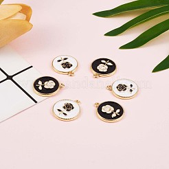 40 Stück 4 Style Legierung Emaille Anhänger&nbsp;JX132A