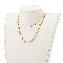 Collane di ottone catena a maglia&nbsp;X-NJEW-JN03365
