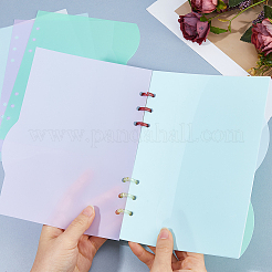 Feuilles intercalaires en plastique pour cahier&nbsp;AJEW-WH0766-89C