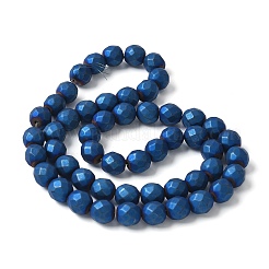 Fili di perline di ematite sintetica non magnetica elettrolitica&nbsp;G-S382-01A