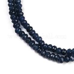 Chapelets de perles de jade blanche naturelle&nbsp;G-Z069-01S