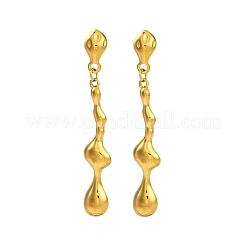 Orecchini a goccia in acciaio inossidabile 304&nbsp;EJEW-K296-01G