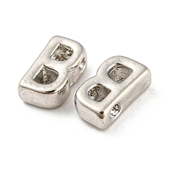 Platinierte Legierungsperlen&nbsp;PALLOY-CJC0001-64P-B