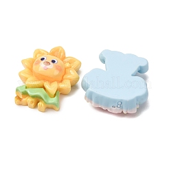 Tiermotiv-Cabochons aus undurchsichtigem Harz&nbsp;RE-CBAE980-07
