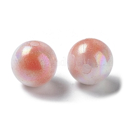 Perle acriliche opache bicolore&nbsp;LS-SACR-P024-01B-W13
