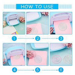 Moldes de corte de acero al carbono stencils&nbsp;DIY-WH0309-380