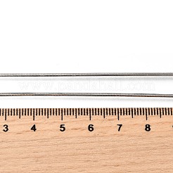 Collares de cadena de serpiente de acero inoxidable 304 de 1.2 mm para mujeres y hombres.&nbsp;STAS-V011-04B-P