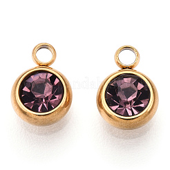 201 Edelstahl-Strass-Anhänger&nbsp;STAS-S068-06G