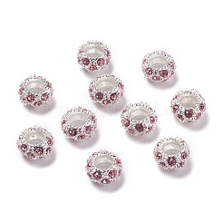Legierung Rhinestone European Beads&nbsp;CPDL-H999-22-1
