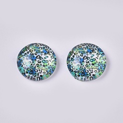 Cabochons di vetro&nbsp;GLAA-WH0015-09F