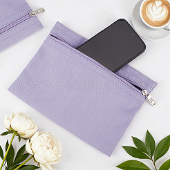 Pochettes cadeaux en tissu à fermeture éclair pour bijoux&nbsp;ABAG-WH0040-53D
