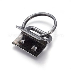 Geteilte Schlüsselringe aus Galvanoteisen&nbsp;IFIN-WH0044-01A-AS