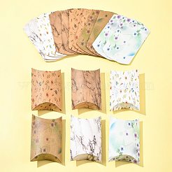 30 Stück 6 Arten bedruckte Papierkissen-Geschenkboxen&nbsp;CON-FS0001-20