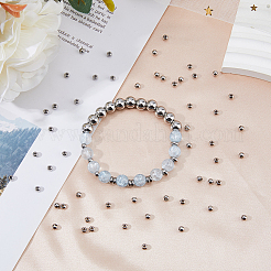 500 Stück Abstandsperlen aus Edelstahl 304&nbsp;STAS-DC0015-68
