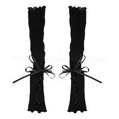 Dentelle polyester manches longues pour femmes&nbsp;AJEW-WH20060-35A