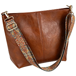 Bolsos de hombro de piel sintética con correa de hombro ética.&nbsp;AJEW-WH20816-217