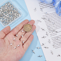 200pcs pendentifs en alliage de zinc de style tibétain&nbsp;TIBEP-DC0001-40