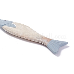 Pendentif suspendu en bois de poisson de style méditerranéen&nbsp;HJEW-C007-02B